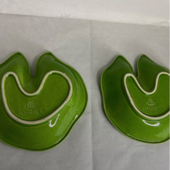 Partylite Floating Tealight Holders Set a Frog And Gecko Lizard Retired Vintage - Picture 4 of 5
